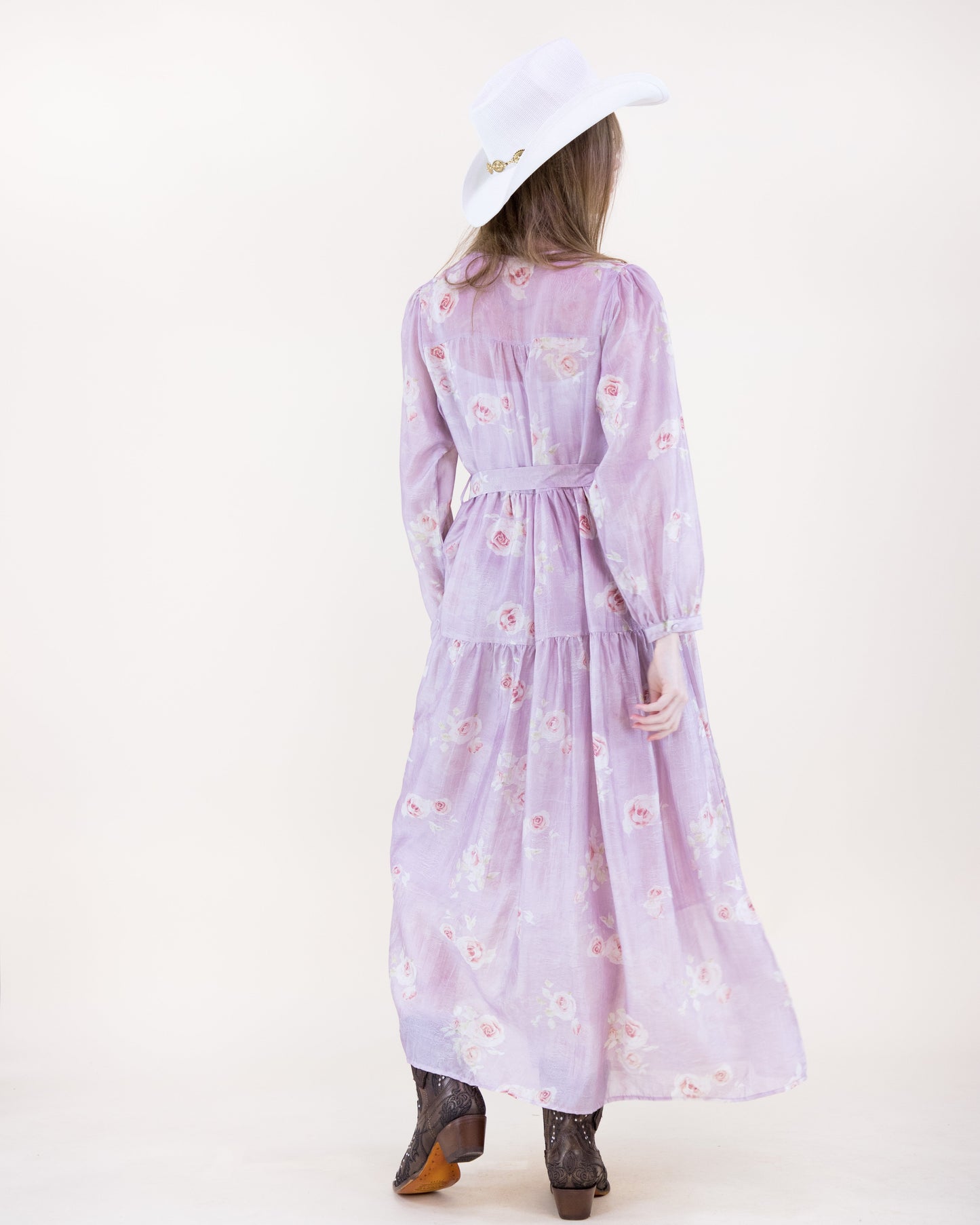 Romantic Prairie Long Sleeve Maxi Sundress