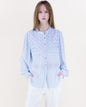 Atelier Lattice Yoke Button Up Blouse