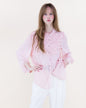 Atelier Lattice Yoke Button Up Blouse