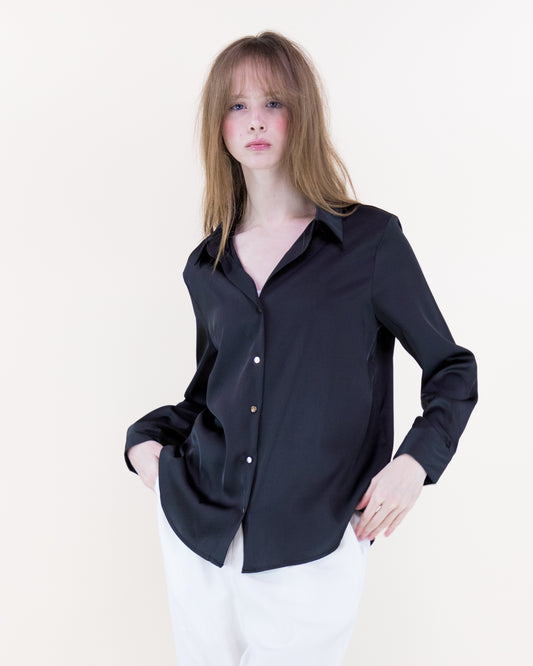 Atelier V-Neck Button Up Blouse