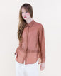 Atelier Shimmer Rhinestone Button Up Blouse