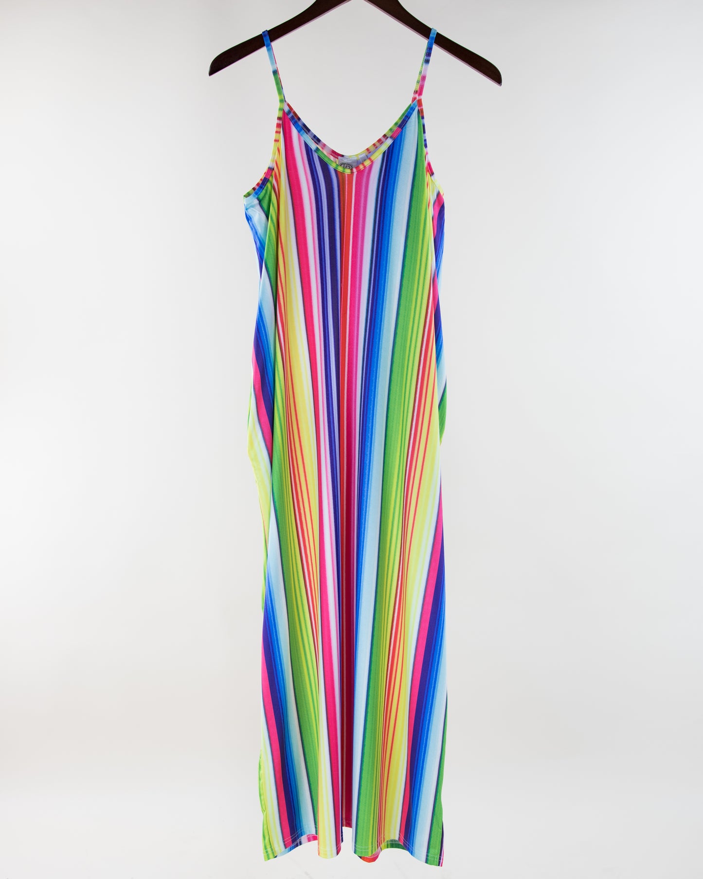 Serape Printed Sleeveless Long Dress