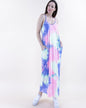 Pastel Tie Dye Sleeveless Maxi Dress