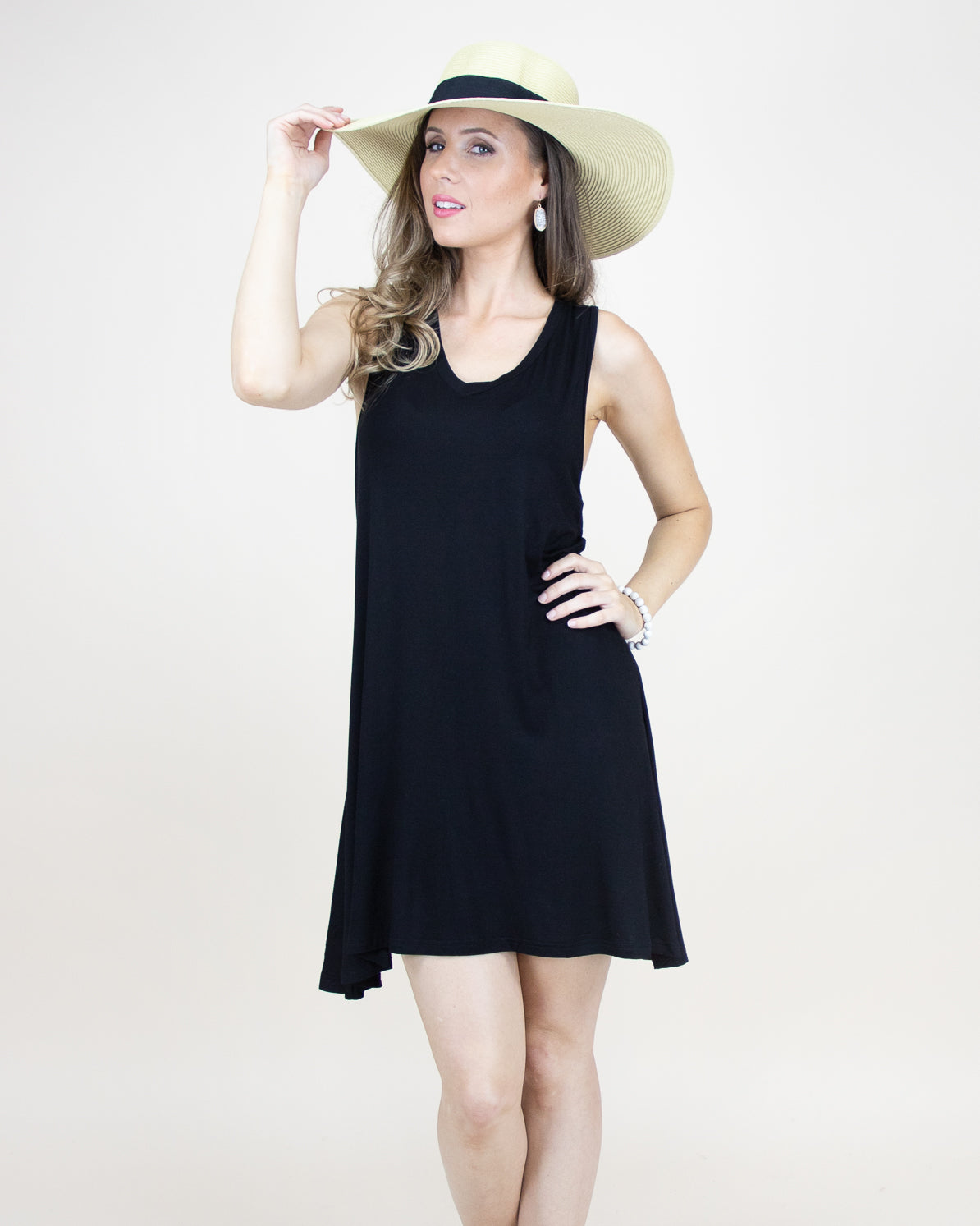 V-Neck Baby Sharkbite Dress