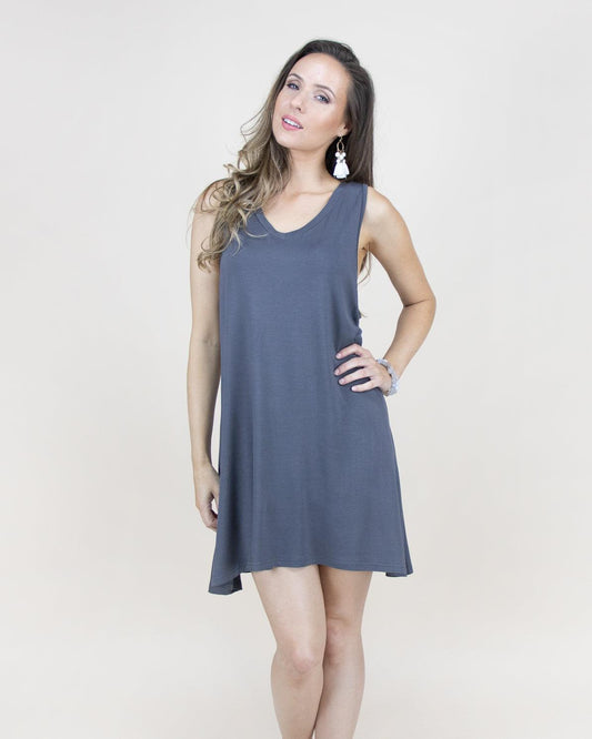 V-Neck Baby Sharkbite Dress