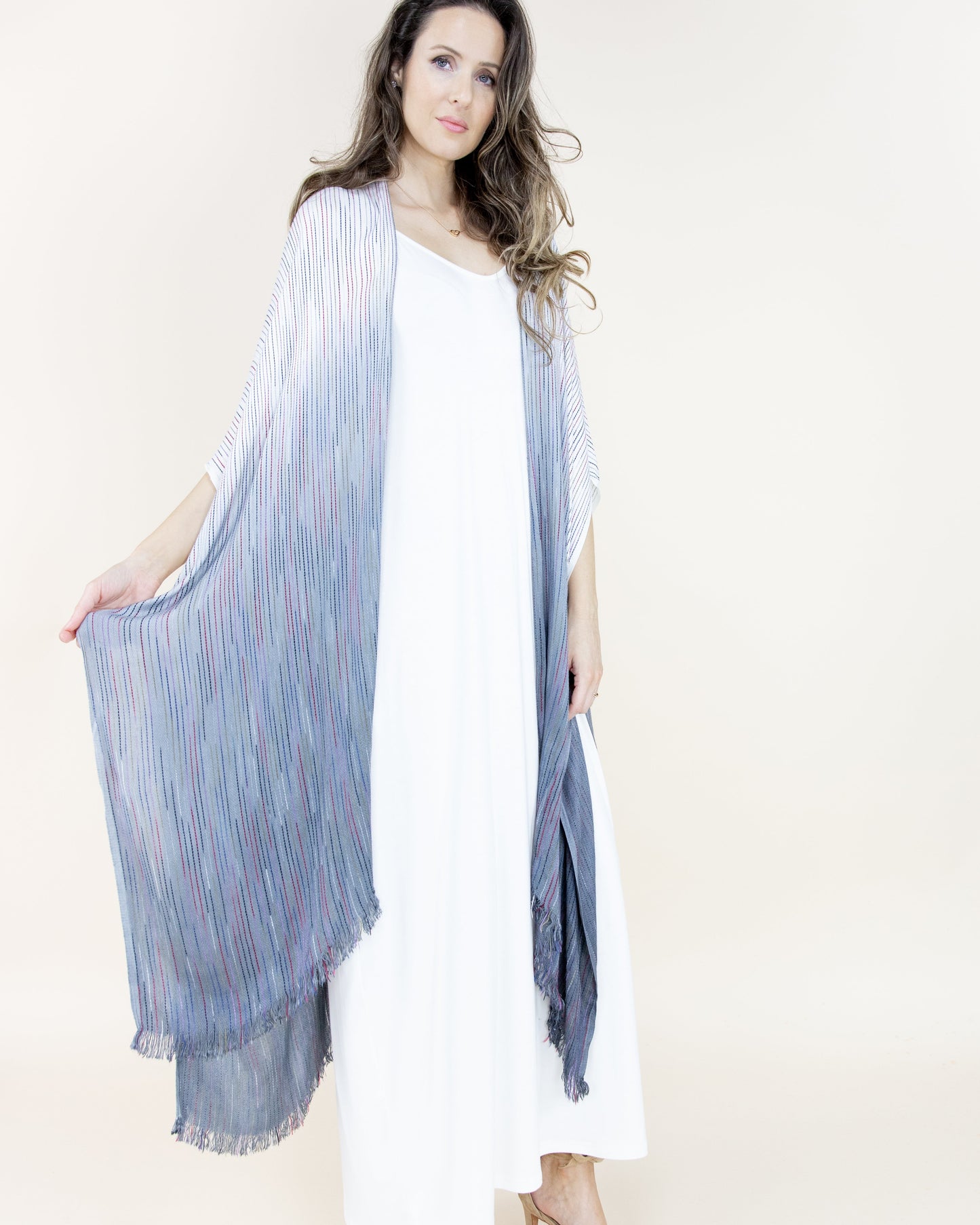 Two Tone Fade Kimono