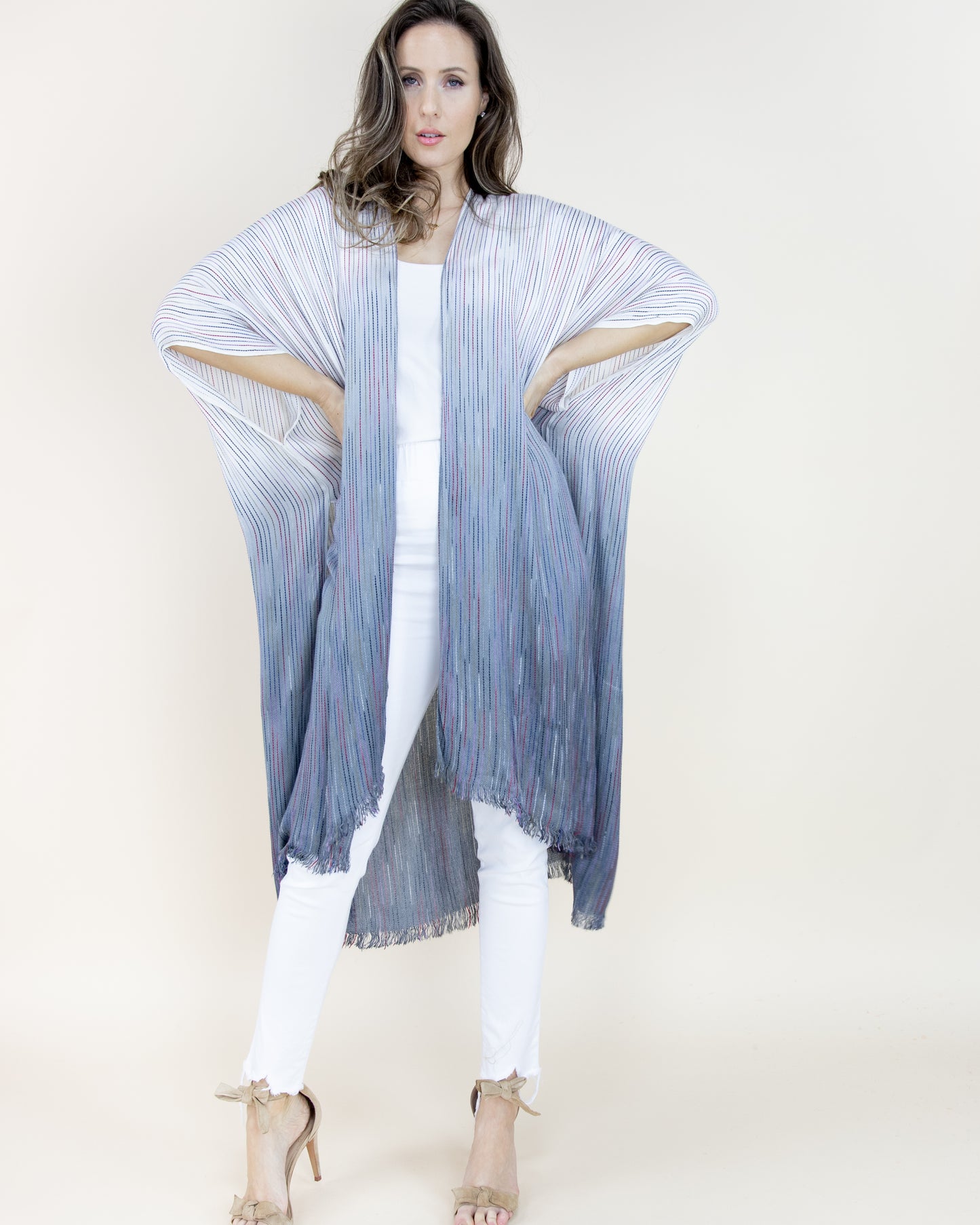 Two Tone Fade Kimono