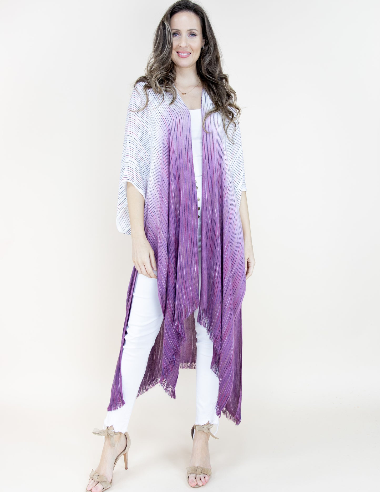Two Tone Fade Kimono