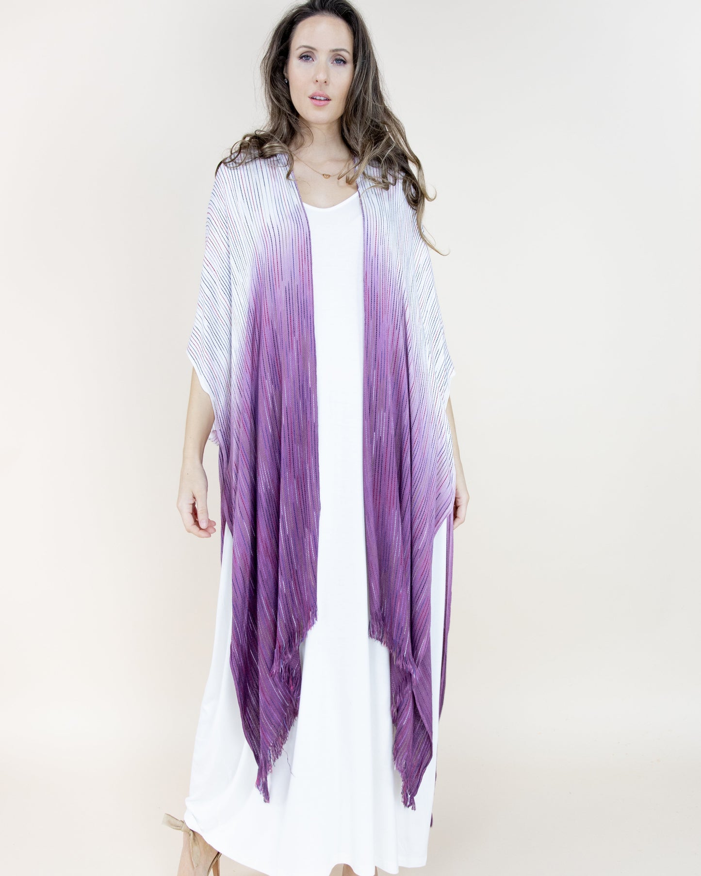 Two Tone Fade Kimono