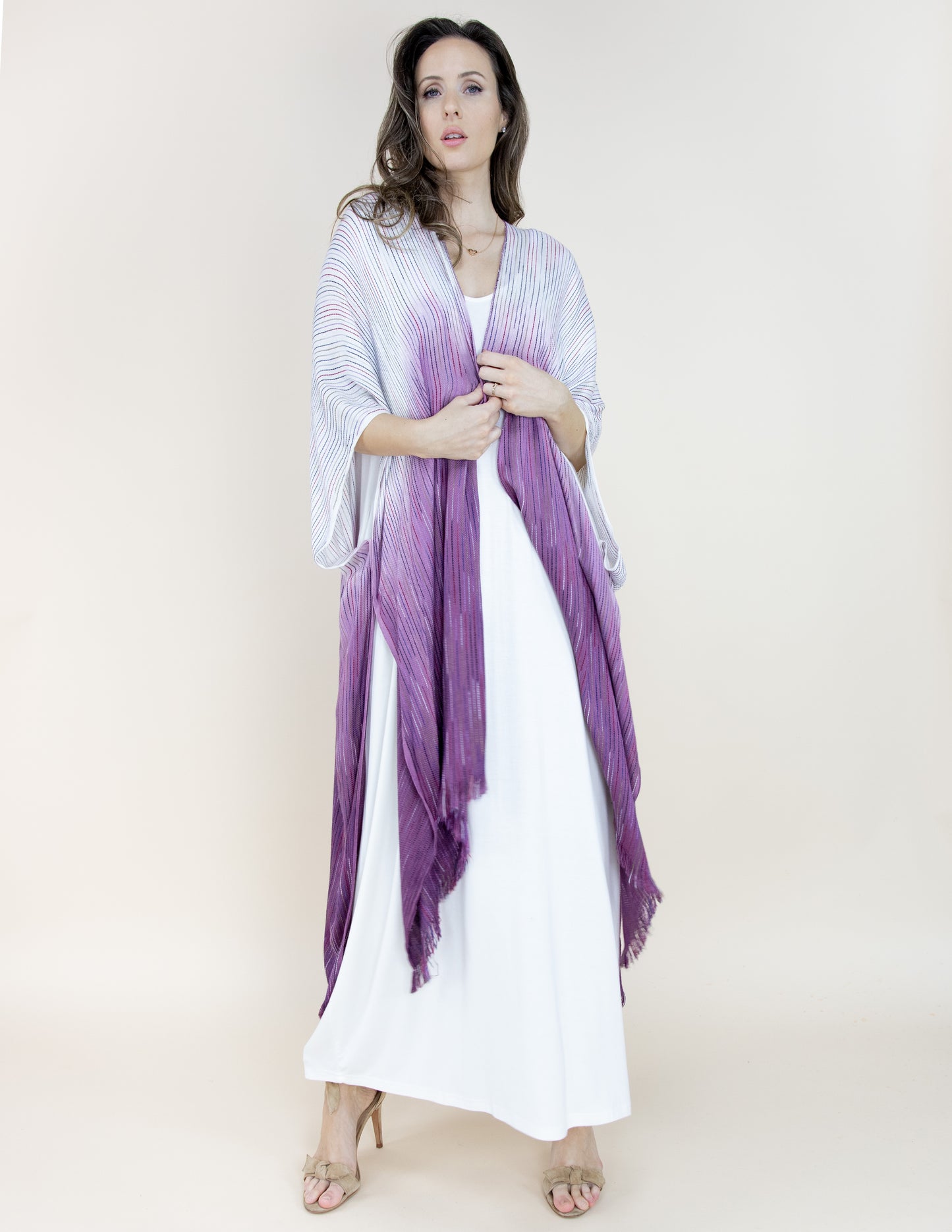 Two Tone Fade Kimono