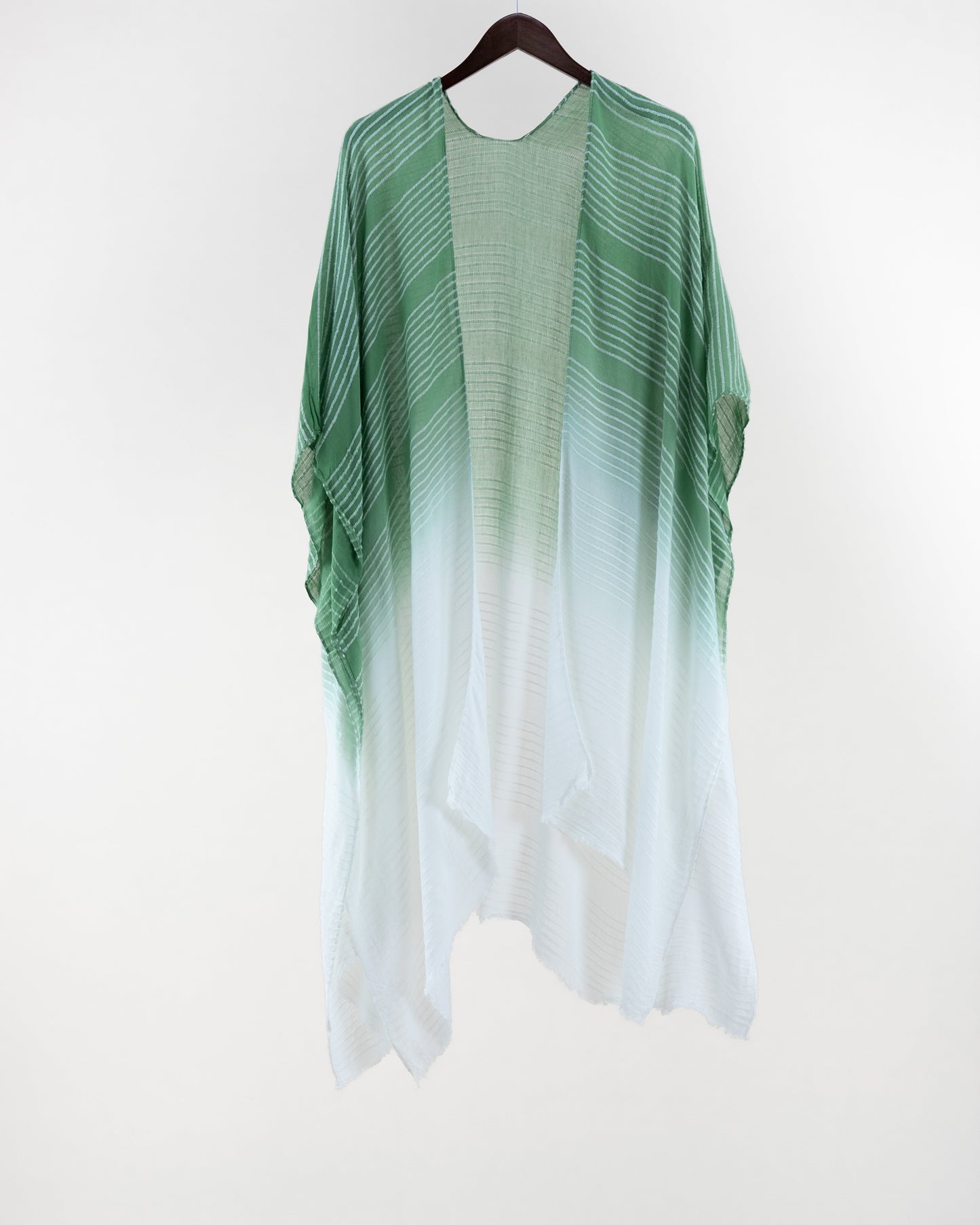 Textured Color Fade Kimono