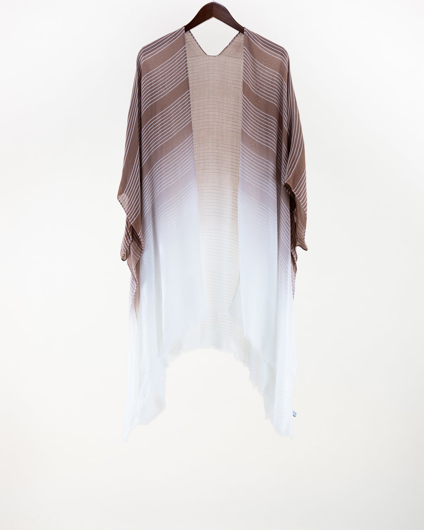 Textured Color Fade Kimono