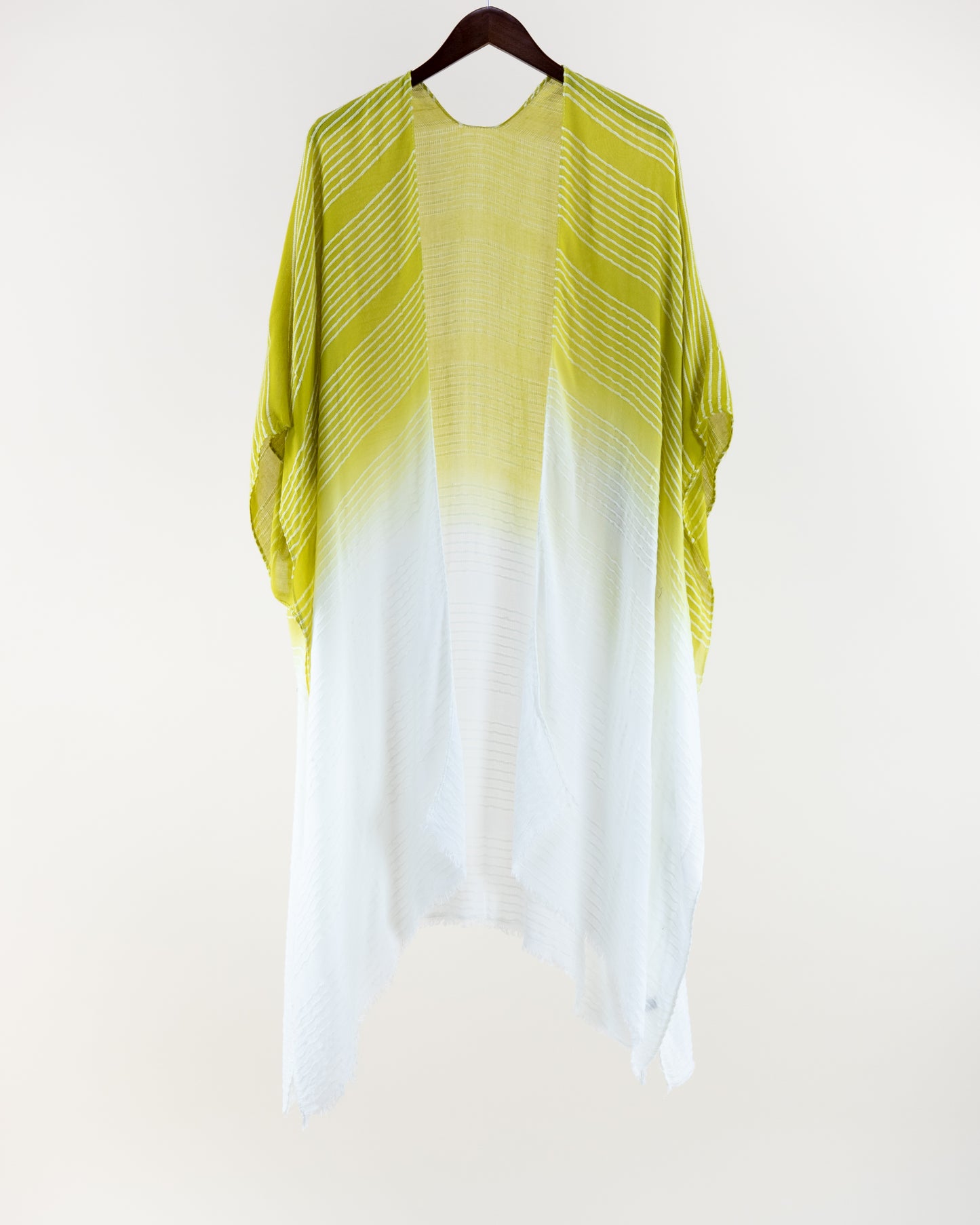 Textured Color Fade Kimono