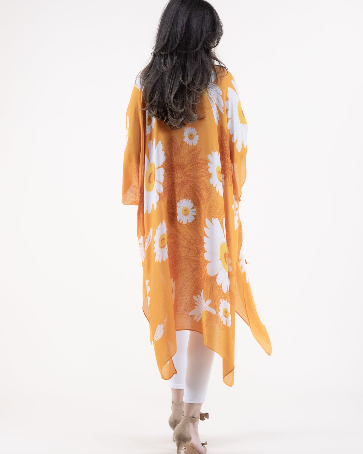 Daisy Print Kimono