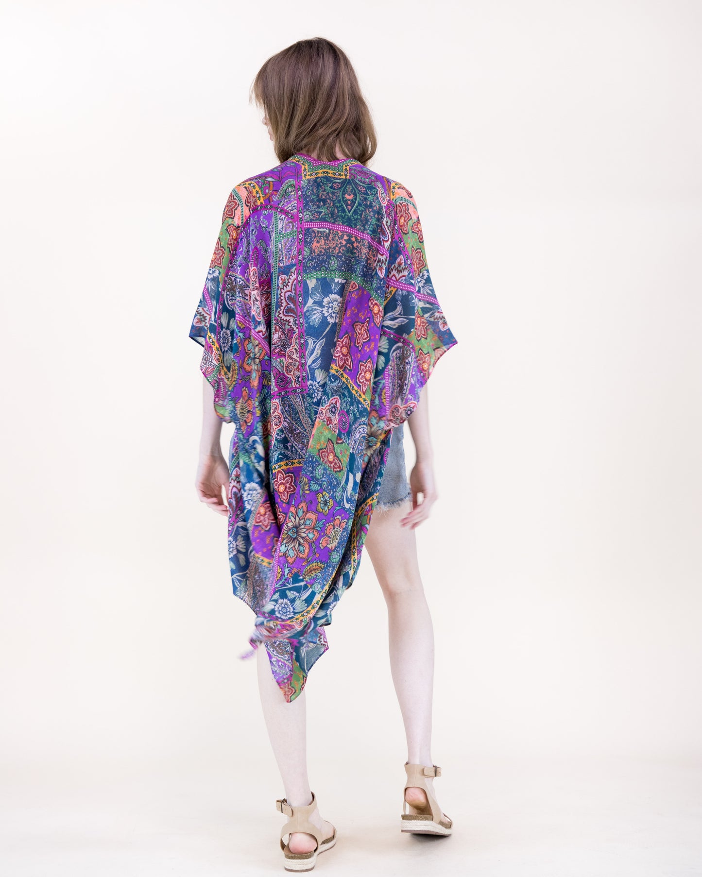 Boho Garden Paisley Kimono