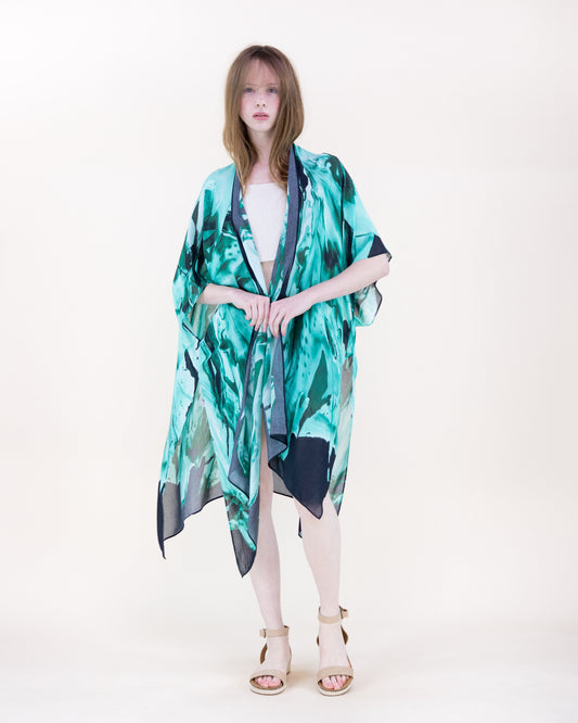Zoisite Breeze Print Kimono