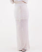 Zig Zag Pointelle Half Lined Drawstring Skirt
