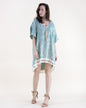 Bohemian Sequin Embroidered High Low Mini Dress