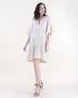Medallion Embroidered Sequin Drop Waist Mini Dress