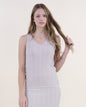 Neutral Wide Ribbed V-Neck Tank Top