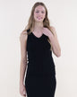 Neutral Wide Ribbed V-Neck Tank Top