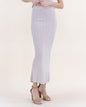 Sandy Thin Ribbed High Waisted Midi Skirt - S/M, L/XL