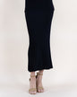 Sandy Thin Ribbed High Waisted Midi Skirt - S/M, L/XL