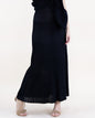 Thin Ribbed Sections High Waisted Maxi Skirt - S/M, L/XL