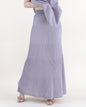 Thin Ribbed Sections High Waisted Maxi Skirt - S/M, L/XL