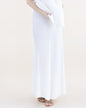 Thin Ribbed Sections High Waisted Maxi Skirt - S/M, L/XL