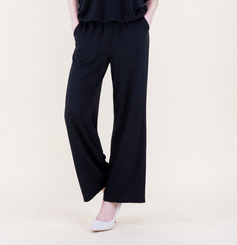 Classy Thin Knit Straight Leg Pants
