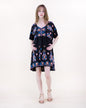 Coastal Folk Embroidered Motif Babydoll Resort Tunic