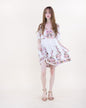 Blossom Paisley Embroidered Sleeve Tassel Day Dress