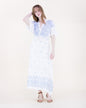 Amsonia Embroidered Kimono Sleeve Maxi Dress