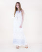 Amsonia Embroidered Sleeveless Maxi Dress
