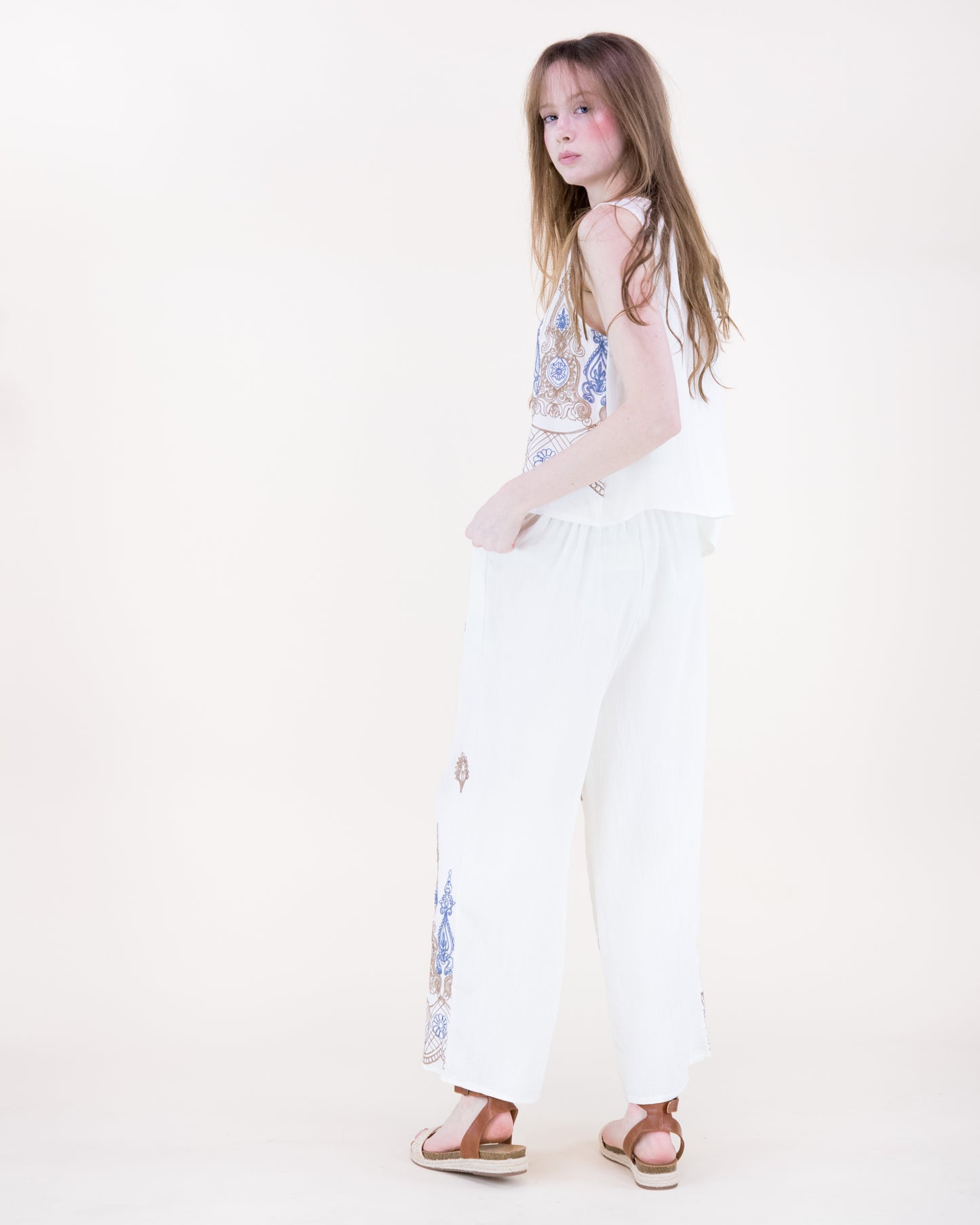 Royal Artisan Two Tone Embroidery Trousers