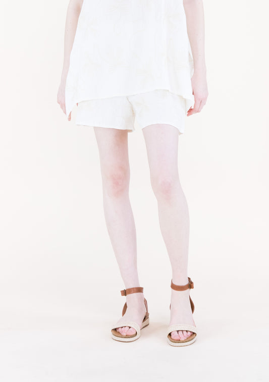 Oxalis Bow Embroidered Shorts