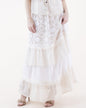 Breezy Cotton Lace Ruffle Tiered Skirt