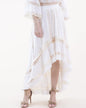 Lace Lines High Low Skirt