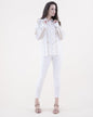 Lace Lines Long Sleeve Collared Shirt