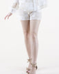 Cotton & Lace Collage Drawstring Shorts