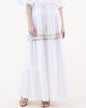 Cotton Gauze Tiered Maxi Skirt