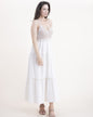 Crochet Top Tiered Maxi Dress