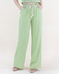 Coastal Linen Rope Belt Wide Legged Pants
