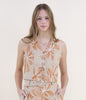 Embroidered Petals Button Front Vest