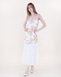 Embroidered Petals Tiered Maxi Dress