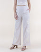 Tropical Side Leg Embroidered Wide Leg Pants - S/M, L/XL