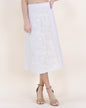 Wildflower Embroidered Outline Midi Skirt - S/M, L/XL