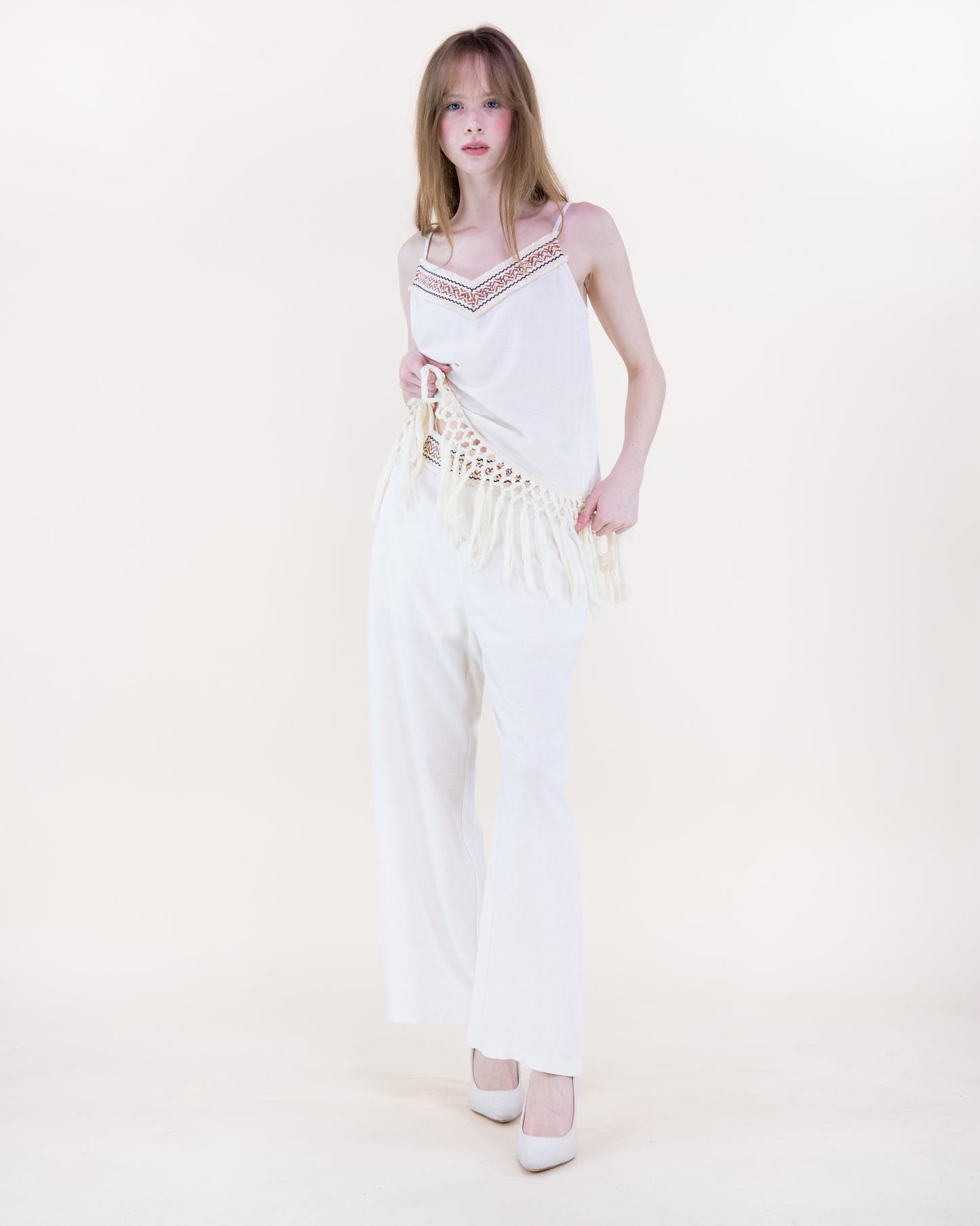 Diosa Linen Wide Leg Trousers