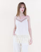 Diosa Linen Long Tassel Tank Top